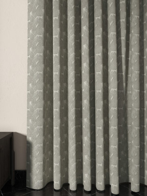 Blinds and Curtains with botonical embroidery